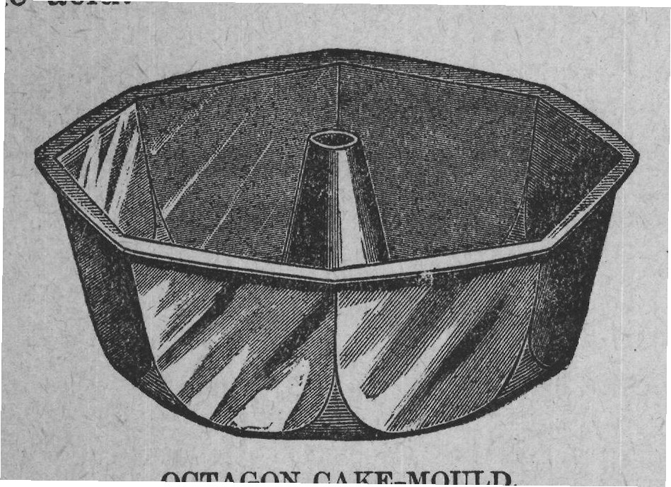 OCTAGON CAKE-MOULD.