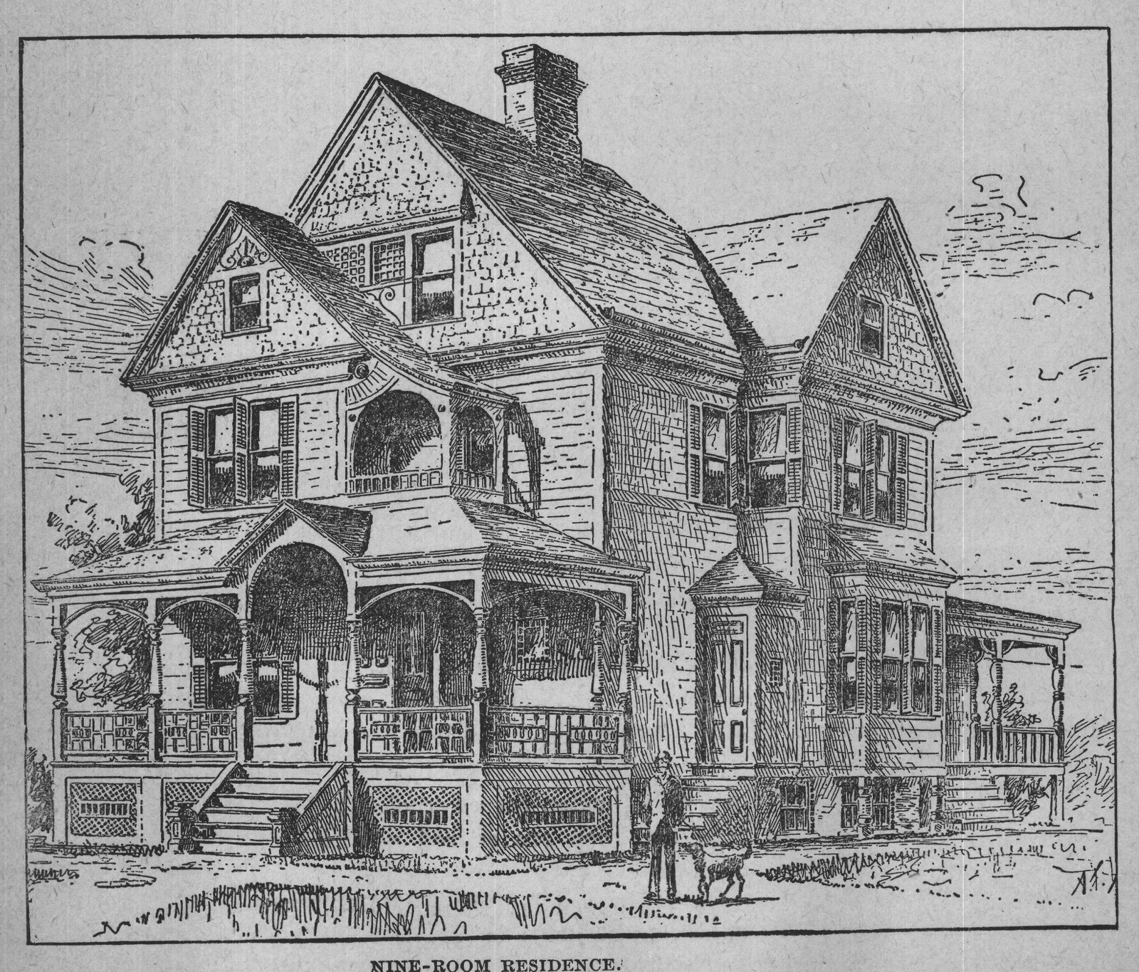 NINE-ROOM RESIDENCE.