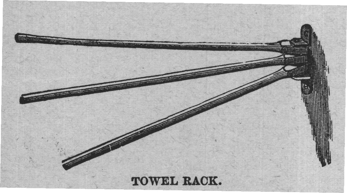 TOWEL RACK.