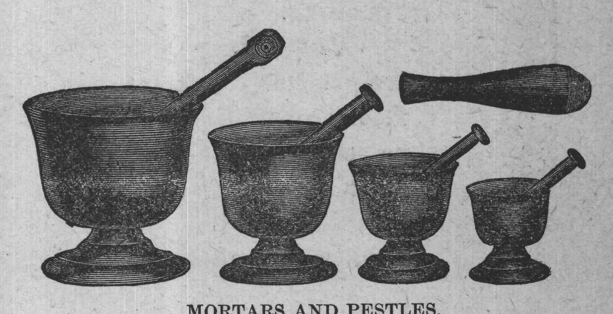 MORTARS AND PESTLES.