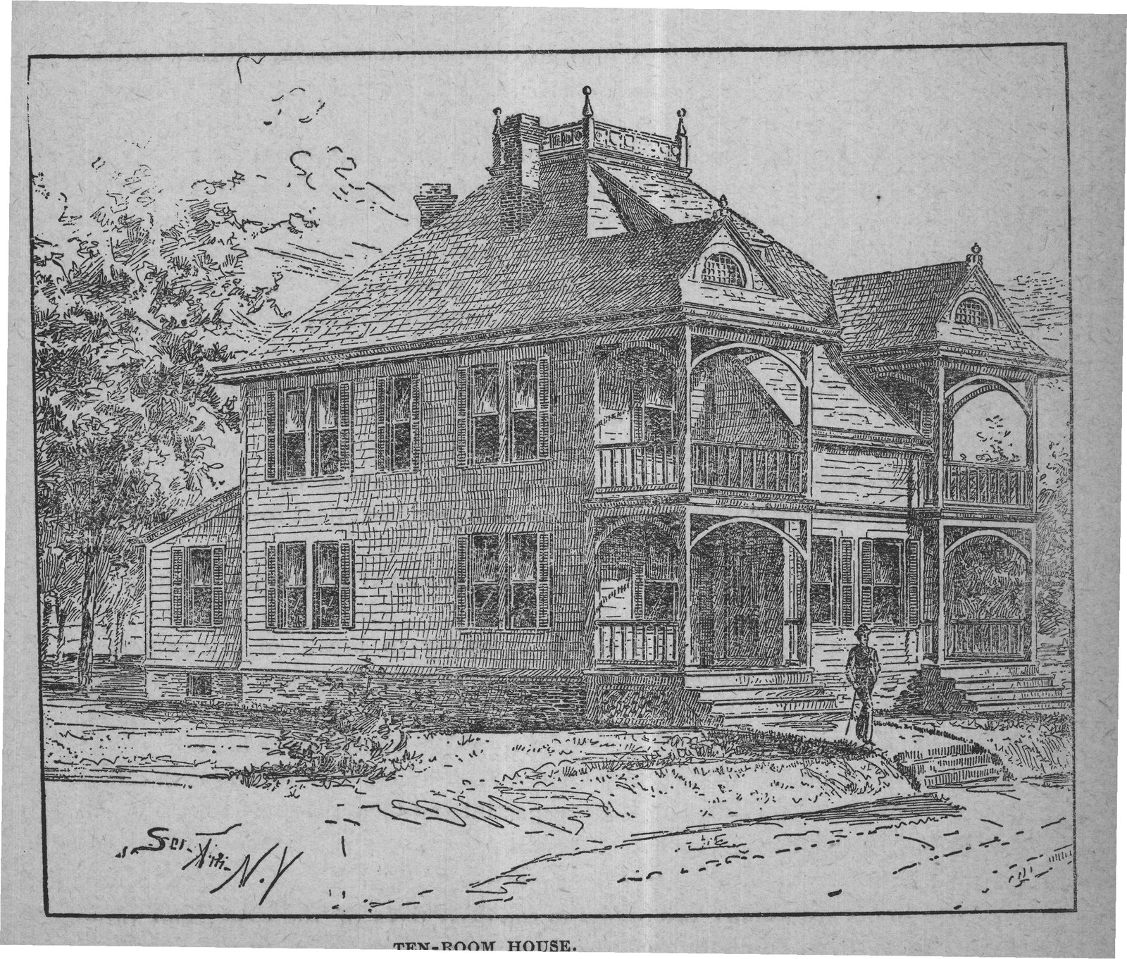 TEN-ROOM HOUSE.