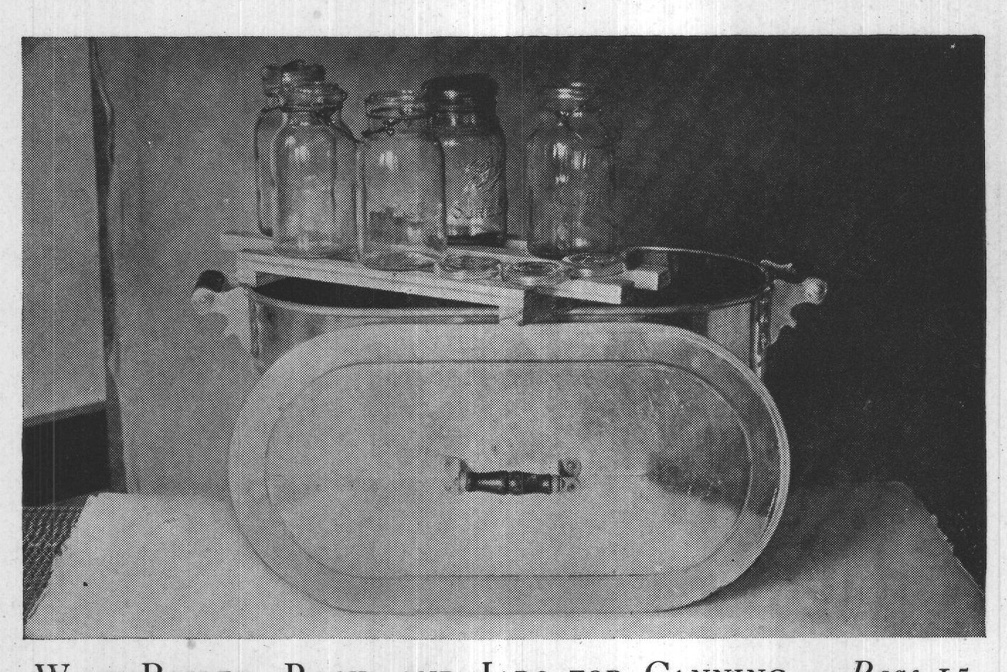WASH-BOILER, RACK, AND JARS FOR CANNING. - Page 15.