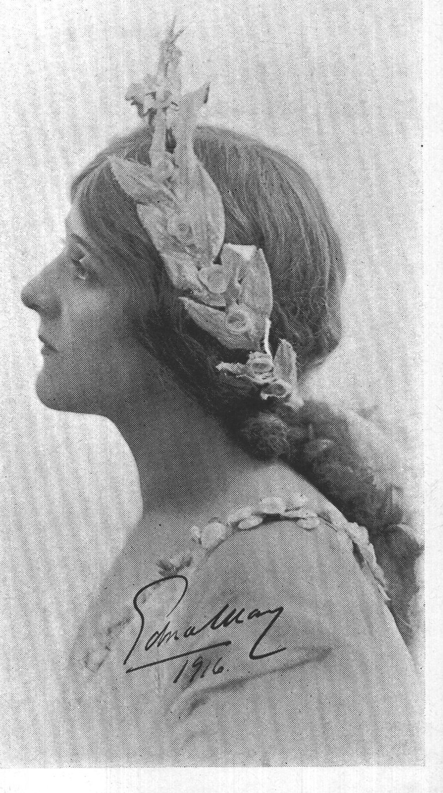 Edna May — from Celebrated Actor-Folks' Cookeries (1916)