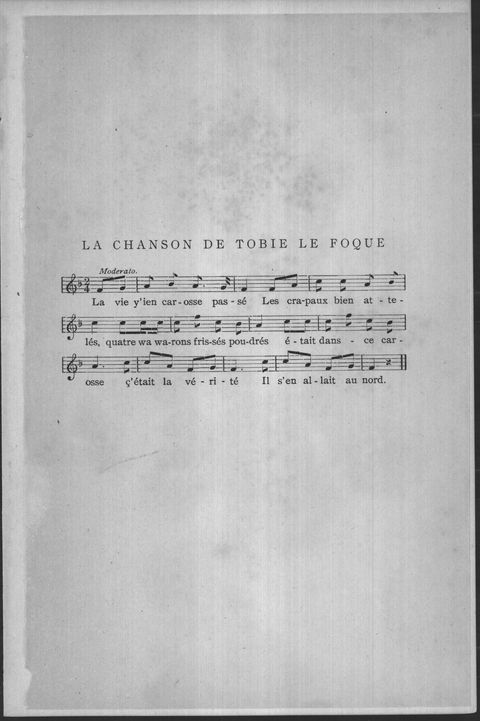 La Chanson de Tobie le Foque