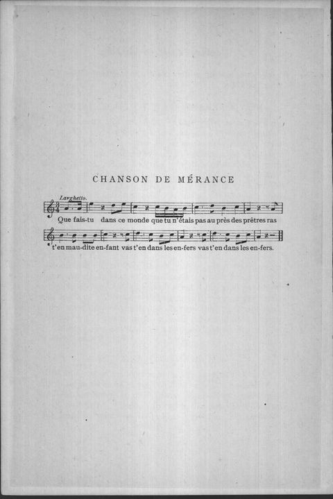 Chanson de Mérance