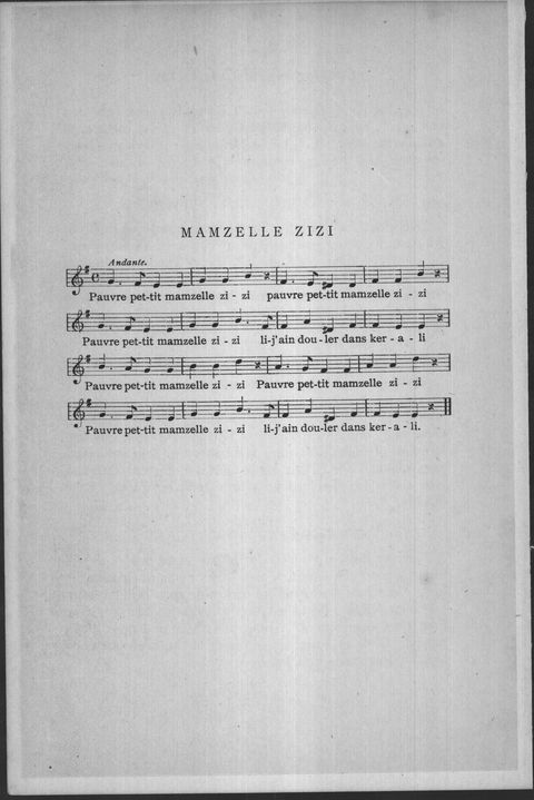 Mamzelle Zizi (song)