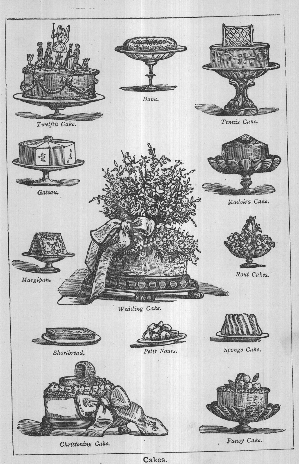 Cakes.