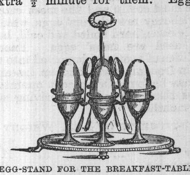 EGG-STAND FOR THE BREAKFAST-TABLE.
