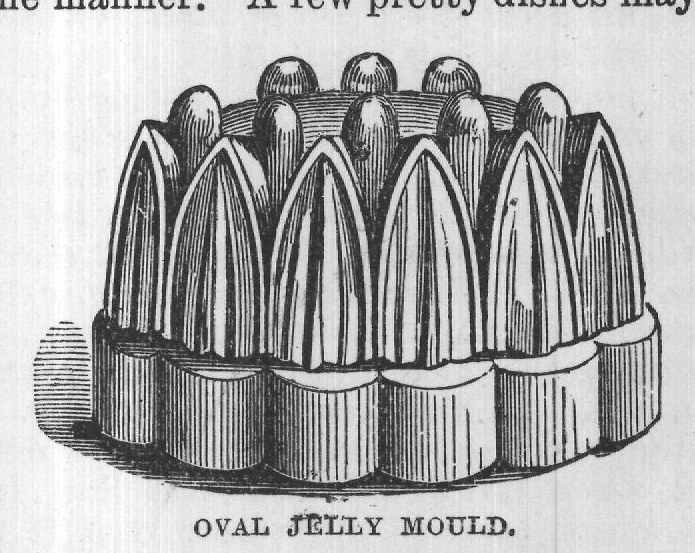 OVAL JELLY MOULD.
