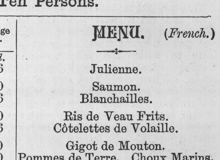 Gigot de Mouton.