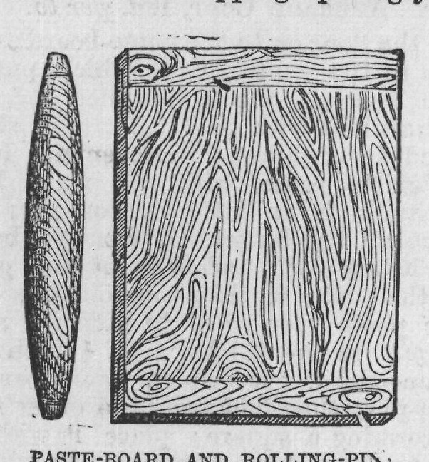 PASTE-BOARD AND ROLLING-PIN