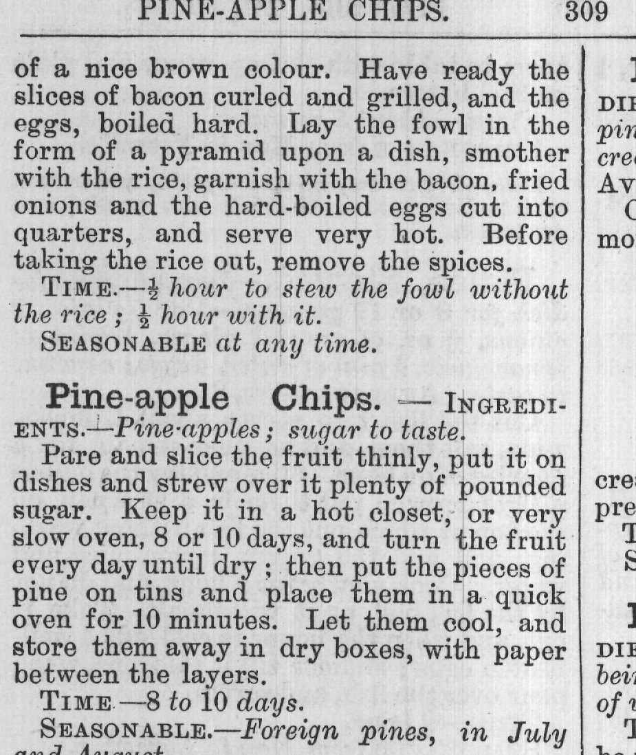 The pines for making this preserve should