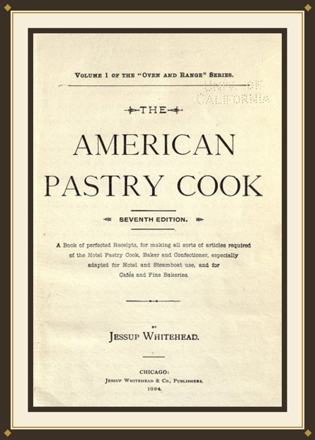 The American Pastry Cook