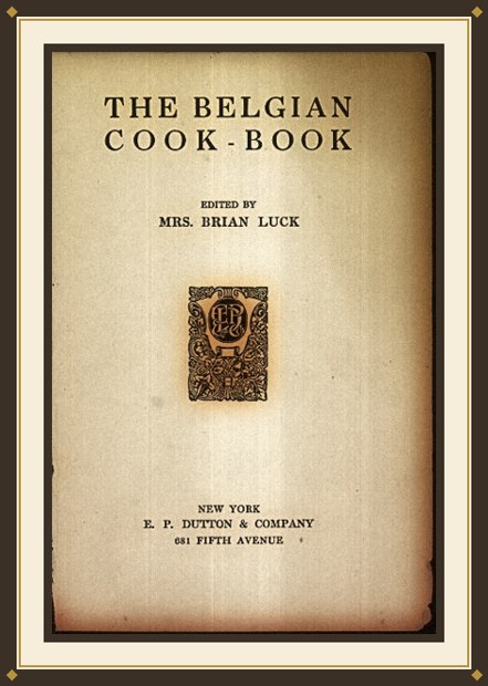 The Belgian Cook Book