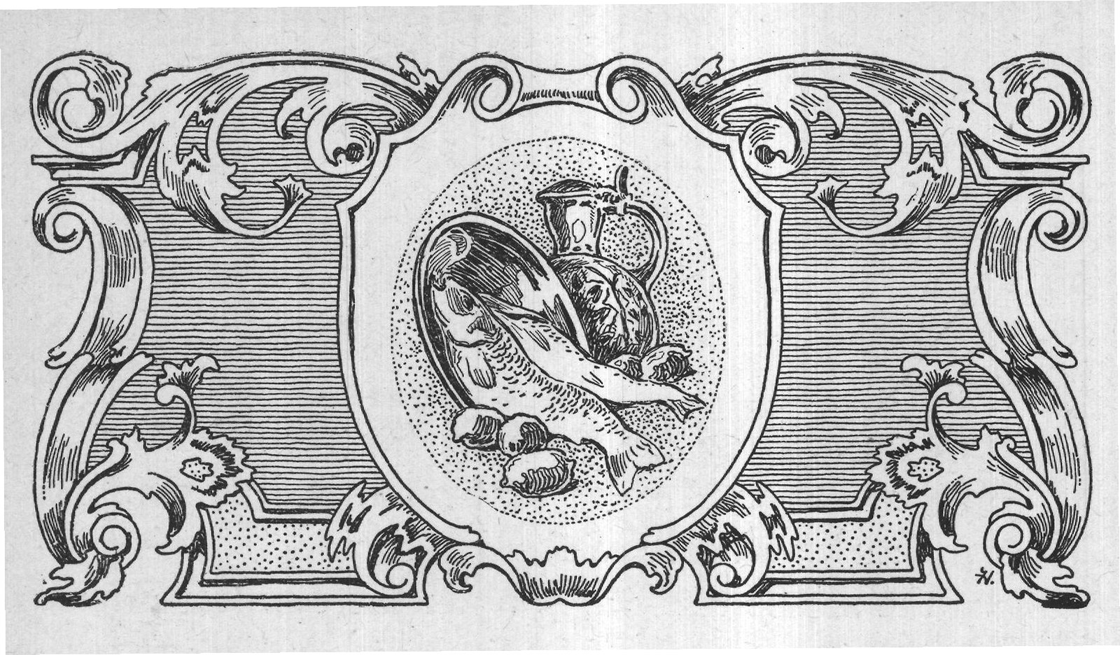 A German Speisekarte (Beim vollen Humpen zechen wir) — from The Pleasures of the Table (1902)
