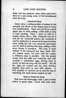 Low Cost Recipes