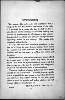 Lowney's Cook Book