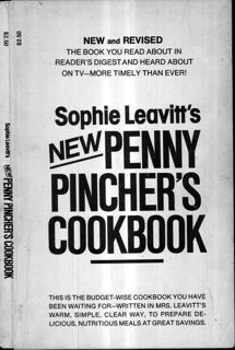 Sophie Leavitt's New Penny Pincher's Cookbook