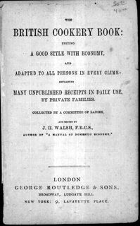 The British Cookery Book