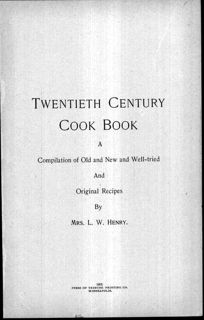Twentieth Century Cook Book